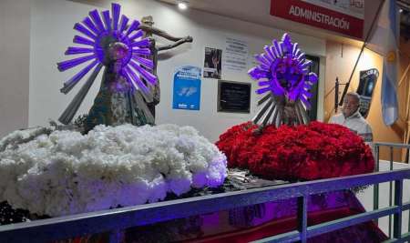 Entronizaron las imágenes del Señor y la Virgen del Milagro en una iglesia de Roma