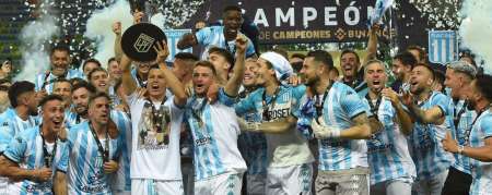 Racing le ganó a Boca y obtuvo el Trofeo de Campeones