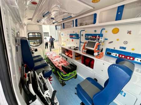 El Materno Infantil recibió la ambulancia pediátrica neonatal más equipada del país