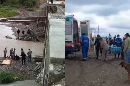 Se derrumbó parte del nuevo puente del Río Arenales y hay dos heridos