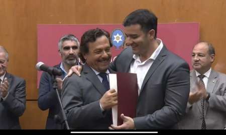 Ignacio Jarsún recibió el decreto de designación como presidente de Aguas del Norte