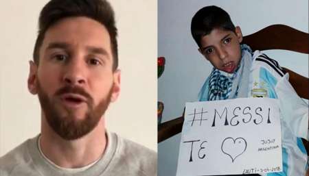VIDEO: El gran gesto de Lionel Messi con un changuito jujeño con parálisis cerebral