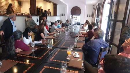 Funcionarios municipales se reunieron con comerciantes de la Plaza 9 de Julio