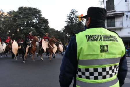 Desvíos y restricciones en el tránsito por los actos para homenajear a Güemes