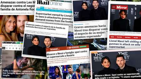 Duros titulares en la prensa internacional por la amenaza a Messi