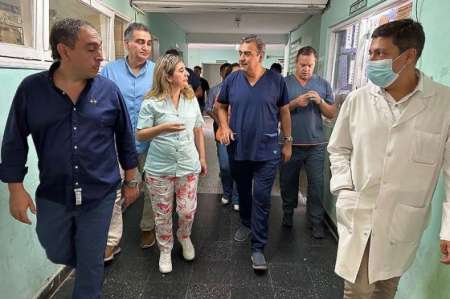 El Ministro de Salud visitó el sur provincial y recorrió los hospitales