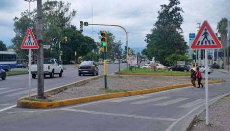 Se inauguró un nuevo nudo vial en la rotonda de Paraguay y Ragone