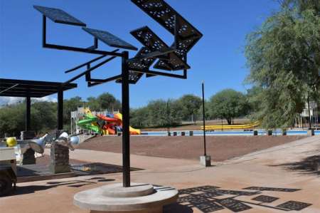 Avanzan las obras en el camping del Dique Cabra Corral