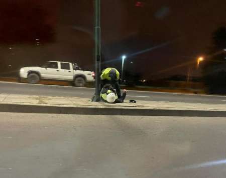 Un oficial de la Policía Vial que participaba del operativo de ablación fue atropellado por un auto
