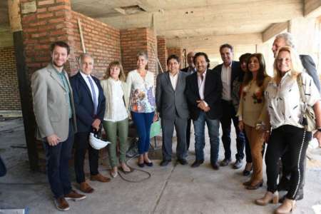 El gobernador junto al ministro Katopodis recorrieron las obras de la Facultad de Ingeniería de la UNSa