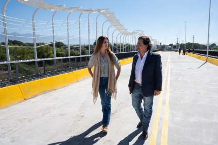 En los próximos días habilitarán el puente sobre el río Arenales