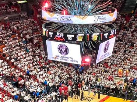 El impacto que causó en la NBA la llegada de Messi al fútbol de Estados Unidos