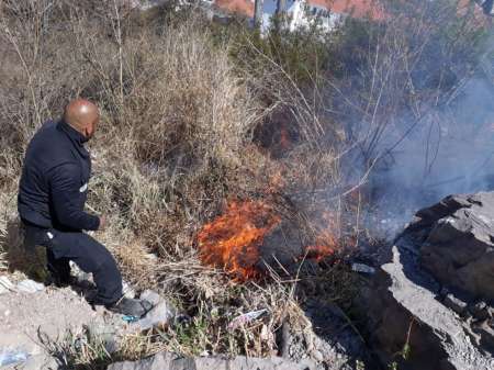 Realizan relevamientos para evitar que los cerros vuelvan a incendiarse