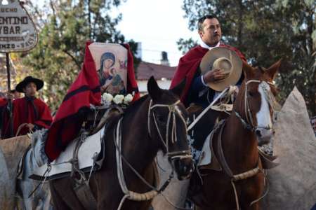 Se realizó la procesión de la Virgen del Perpetuo Socorro