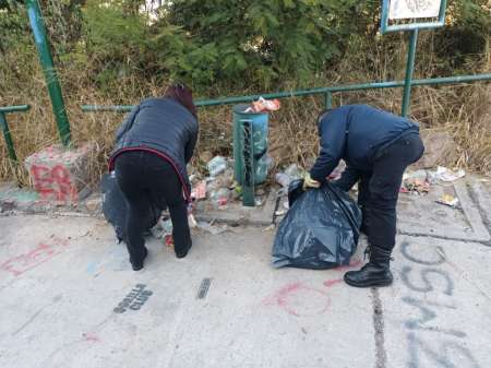 Se realizó un operativo de saneamiento en el Mirador San Bernardo