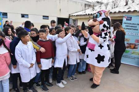 Terminó favorablemente el primer período de la Copa de Leche en 185 establecimientos educativos