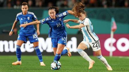 Argentina perdió 1-0 ante Italia en su debut en el Mundial femenino de fútbol
