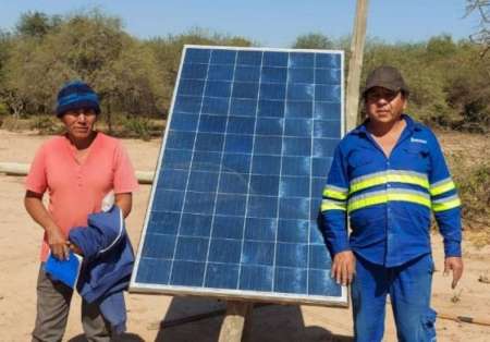 Una comunidad wichí se abastece de agua potable a través de energía solar