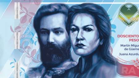 Presentaron el nuevo billete de $200 con Güemes y Juana Azurduy