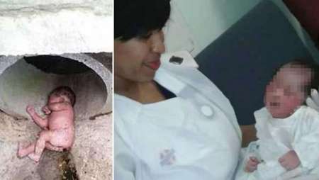 La beba del milagro: tenía dos días, la tiraron a una alcantarilla llena de hormigas rojas y sobrevivió