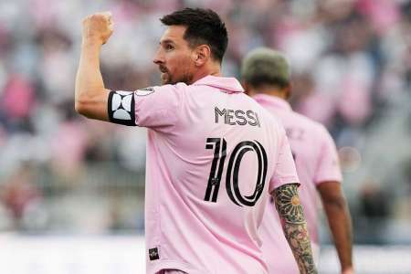 Messi hizo dos goles en el partido del Inter Miami ante Orlando City