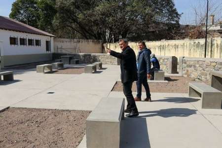 Federico Mangione supervisó  los avances de la obra del Hospital Ragone