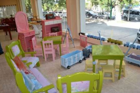 El Servicio Penitenciario empieza con la exposición y venta de juguetes por el Día de la Niñez