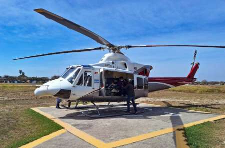Ayer se realizaron tres traslados aéreos de pacientes menores de edad