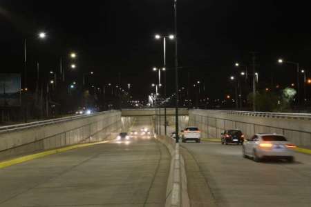 Quedó habilitado el tránsito en el paso bajo nivel y la rotonda de acceso al barrio Grand Bourg