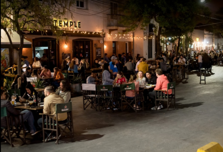 Después del incidente del domingo se incrementó la presencia policial en el Paseo Güemes