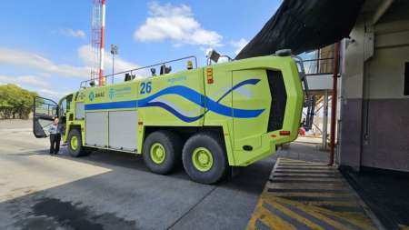 El Aeropuerto de Salta tiene una nueva autobomba de última generación