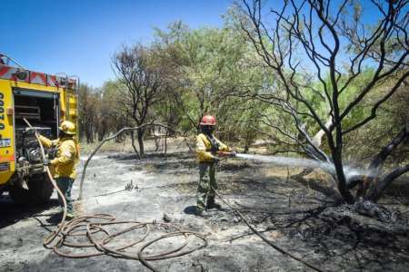 Terminaron las acciones e intervenciones en la zona del incendio en Cafayate