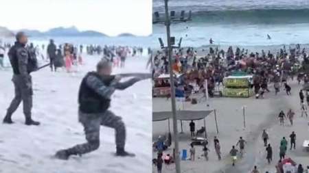 Estampida, balas de goma y gases lacrimógenos: el ataque de barras del Fluminense a hinchas de Boca en Río de Janeiro