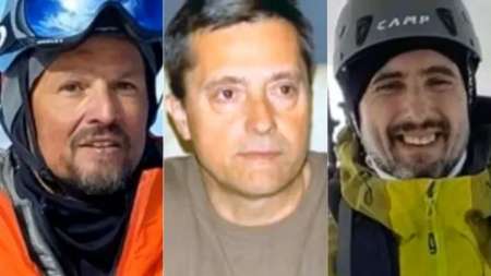 Tres andinistas argentinos están perdidos en la Cordillera de Los Andes