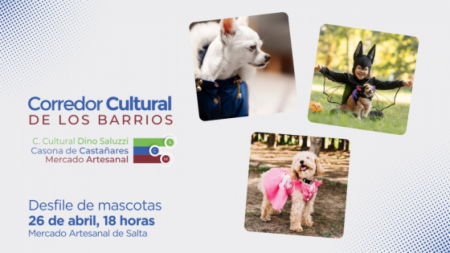 Desfile de mascotas en el Mercado Artesanal de Salta