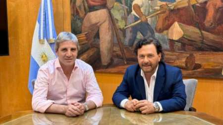 Gustavo Sáenz se reunió con Luis Caputo