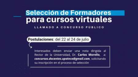 Convocatoria para selección de formadores