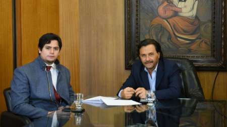 Gustavo Sáenz  se reunió con el intendente de Tartagal