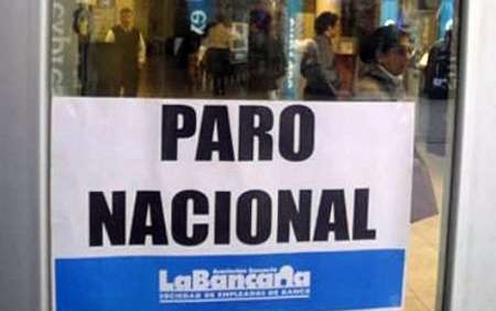 Comenzó el paro bancario por 48 horas y habrá movilizaciones en todo el país