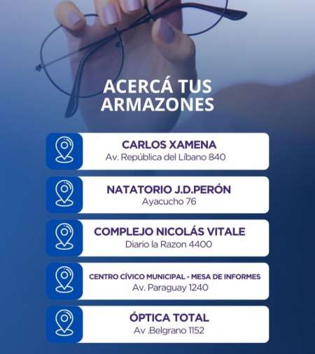Donación de armazones de lentes en desuso