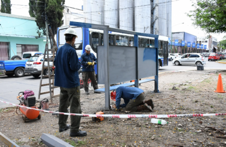 Nuevos paradores en distintos puntos de la ciudad