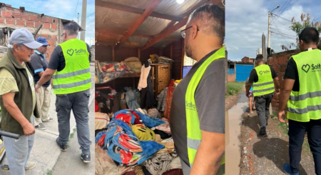 Asistencia Crítica brindó ayuda a las familias afectadas