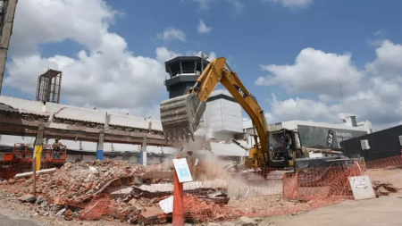 Avanzan las obras en el aeropuerto