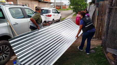 Asisten a familias de Cerrillos y Chicoana