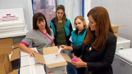 Primera partida de vacunas contra la gripe 2025
