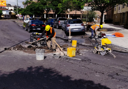Operativo de nivelación de bocas de registro