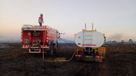 Incendios de pastizales en Capital y San Luis