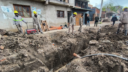 Nuevas cloacas en Ampliación El Carmen