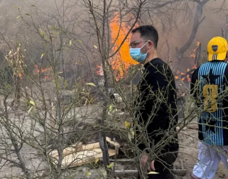 Operativo para mitigar los efectos del zonda