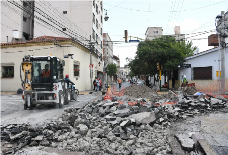 Corte de tránsito por obra de emergencia